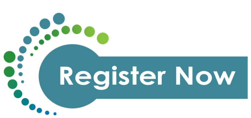 Blue and green register now button